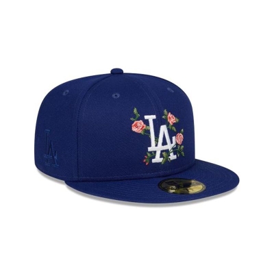 Sapca New Era Los Angeles Dodgers MLB Bloom 59FIFTY Fitted - Albastri